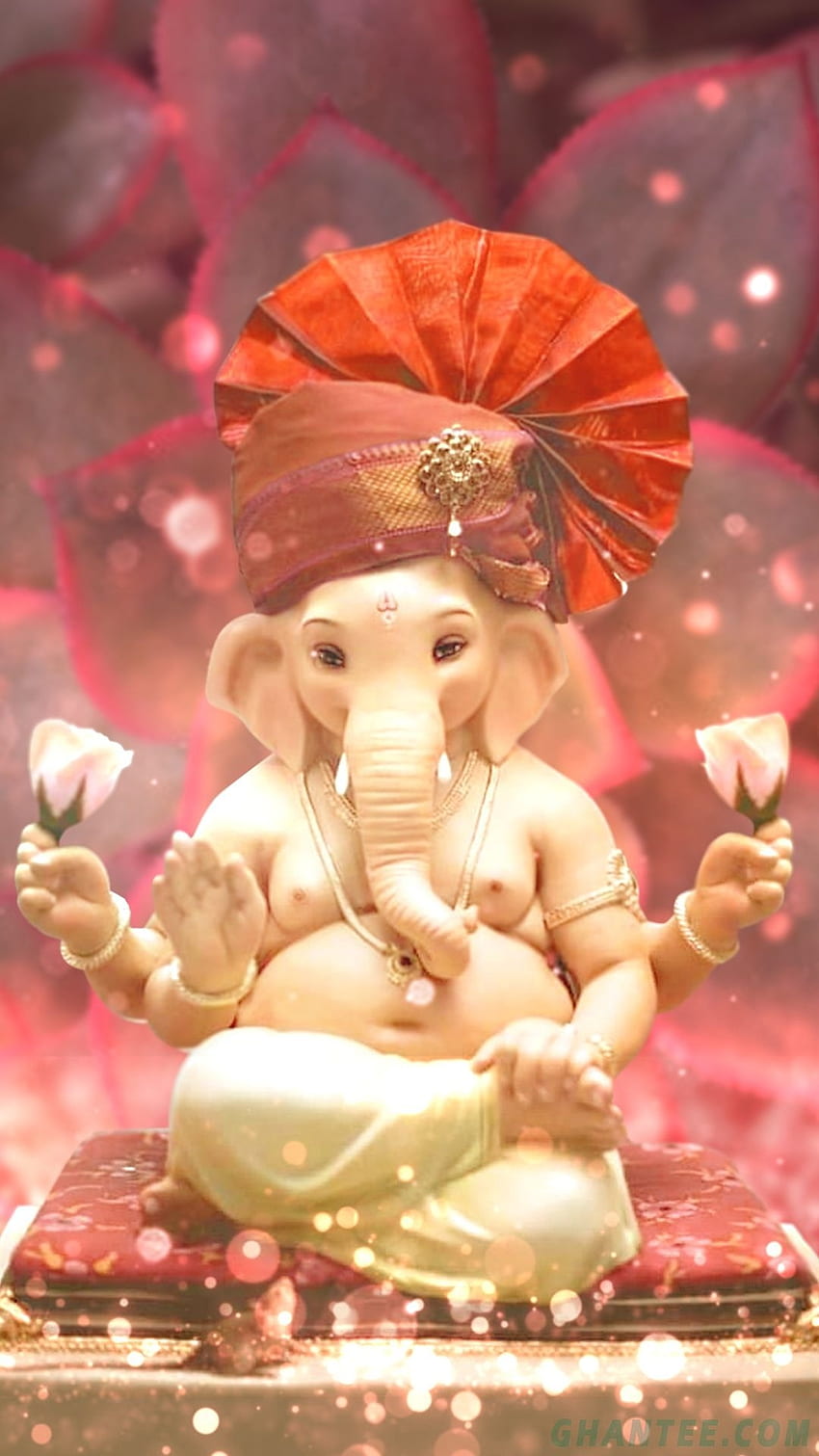 Ganesh , Rose Background, ganesh HD phone wallpaper | Pxfuel