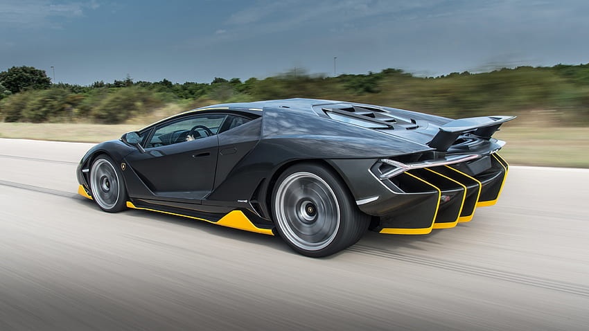 Lamborghini, Coches, Vista Lateral, Velocidad, Centenario fondo de pantalla