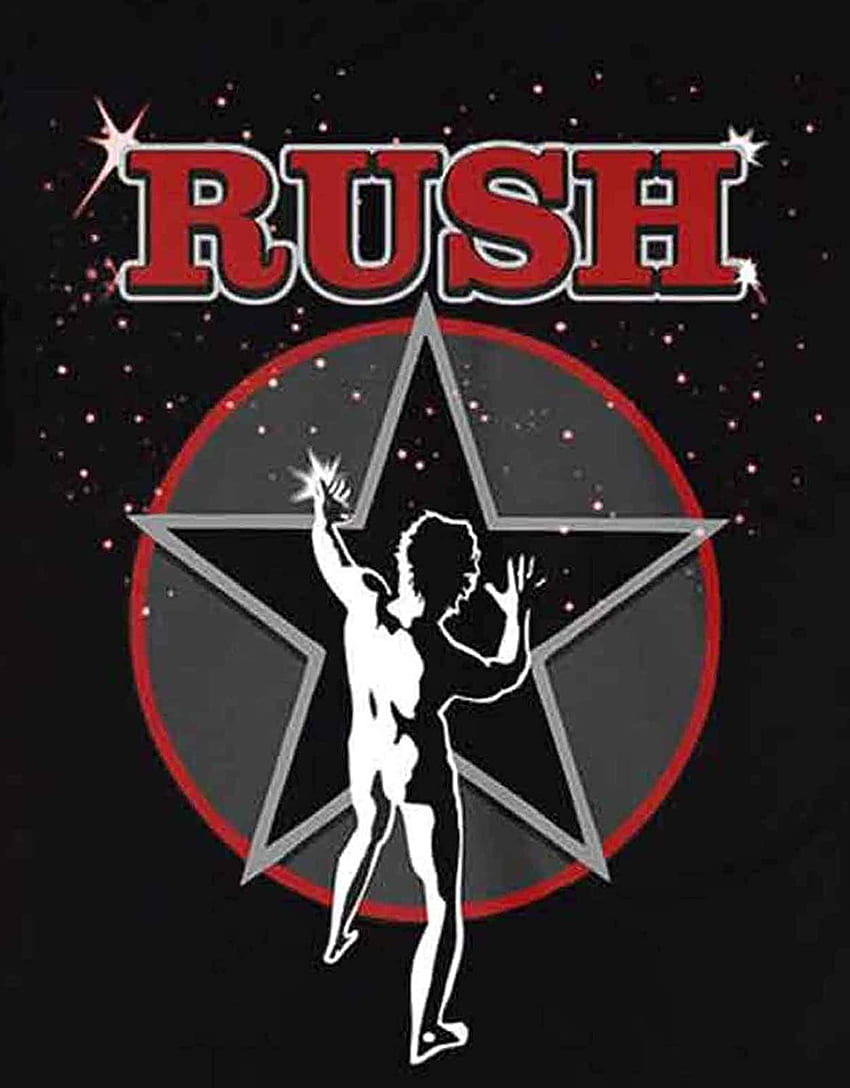 Rush T Shirt 2112 Starman Band Logo Ufficiale Uomo Nero: Abbigliamento Sfondo del telefono HD