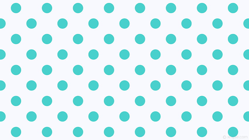 white polka dots blue spots ghost white medium turquoise HD wallpaper