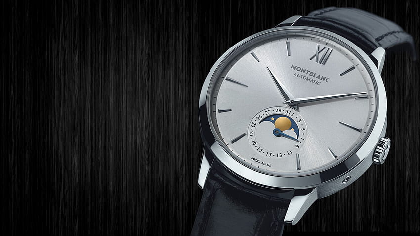 WATCH time perhiasan jam tangan detail mewah, Montblanc Wallpaper HD