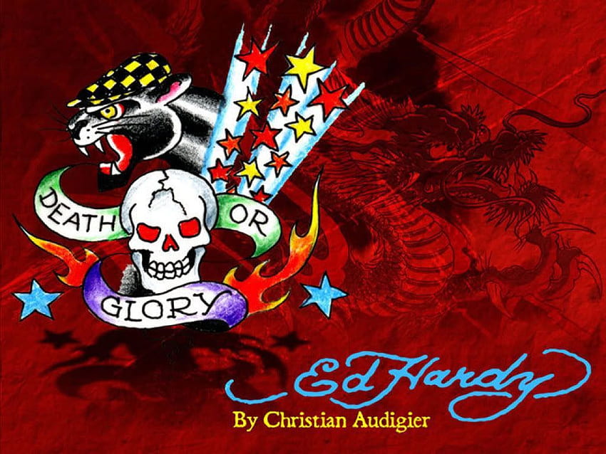 73 Ed Hardy Background  WallpaperSafari