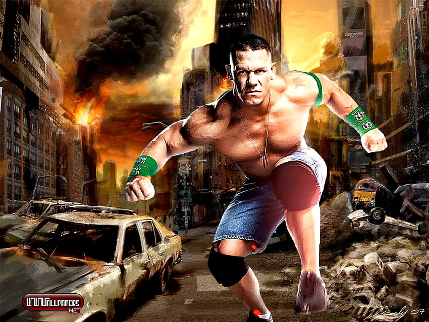 John Cena WWE, WWE 3D Wallpaper HD
