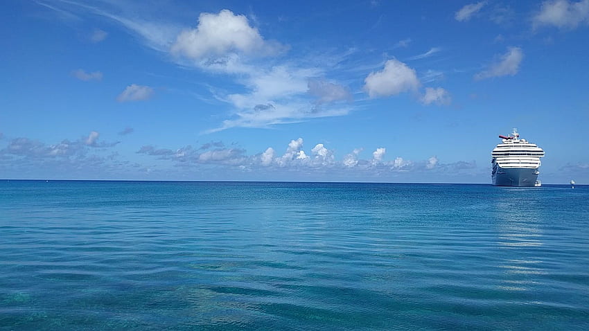파란색과 흰색 바다 파도 , 바다, 대서양, 크루즈 HD 월페이퍼