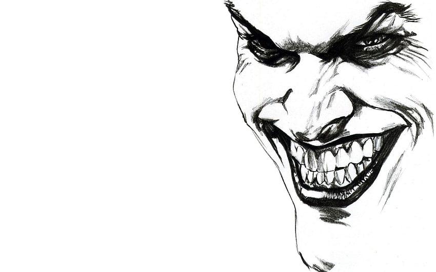 Croquis de Joker étonnant. Sourire de joker, croquis de joker, dessin de joker Fond d'écran HD