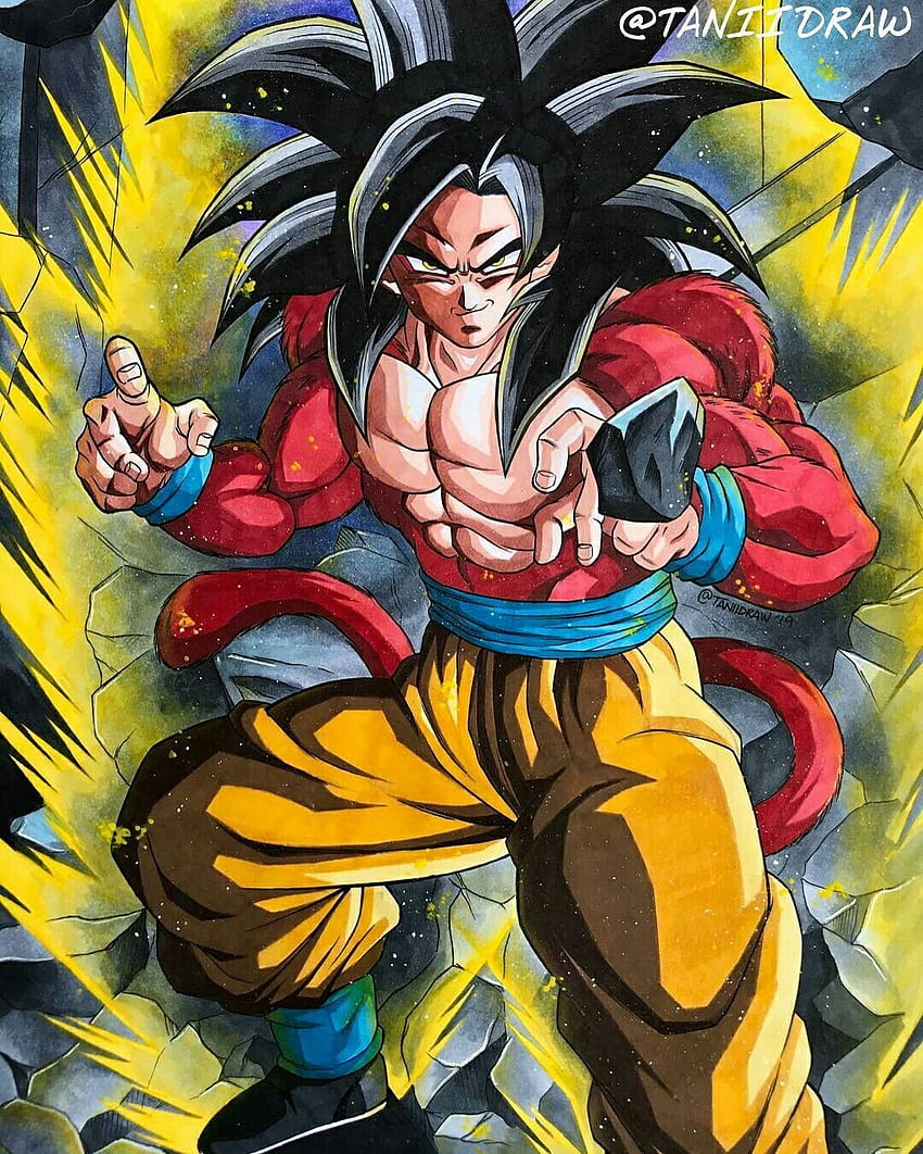 Super saiyan 4 Goku  Dragon ball, Dragon ball super, Anime dragon