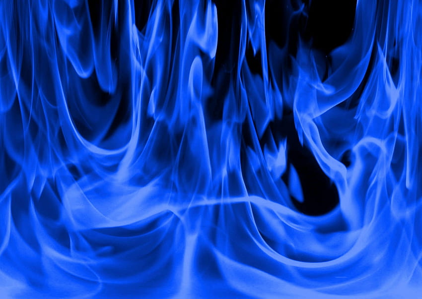 Schöner blauer Feuerhintergrund diese Woche, cooles blaues Feuer HD-Hintergrundbild