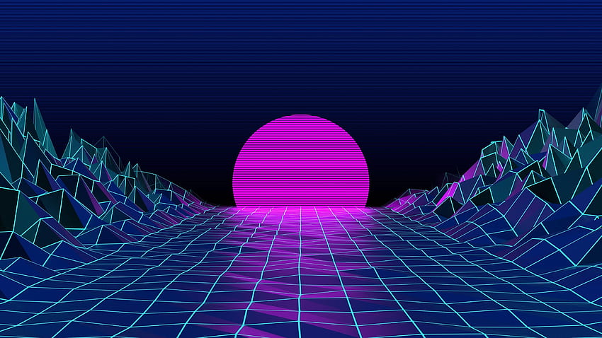 retrowave néon art numérique style rétro ciel soleil années 80 art néon [] pour votre, mobile et tablette. Découvrez Retro Wave PC. Vague rétro Fond d'écran HD
