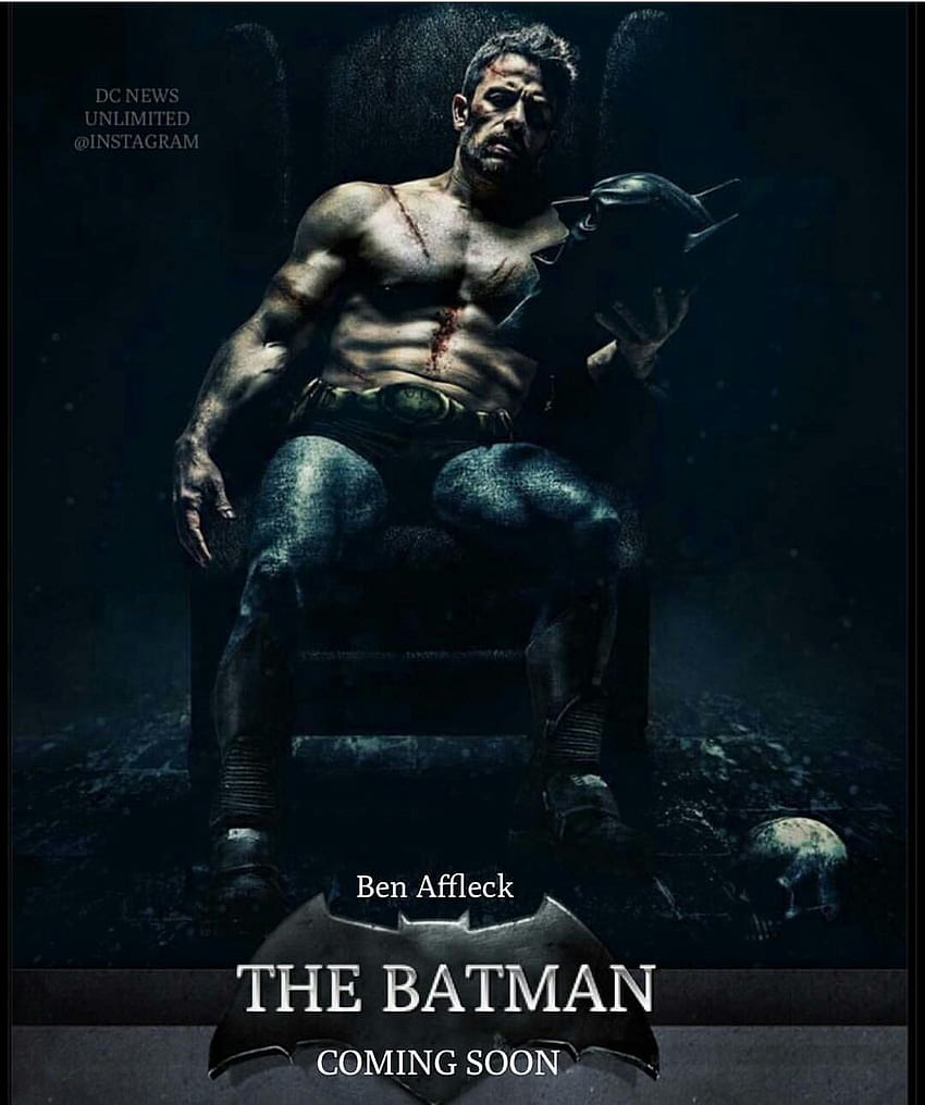 bruce wayne, poster, film, karanlık, kas, yazısı, Ben Affleck Bruce Wayne HD telefon duvar kağıdı
