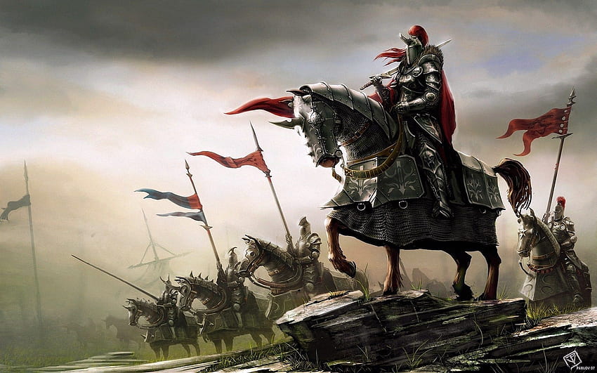 Fantasy Art Knights Warriors Horses – Northcote Indoor, Turkish Horse HD wallpaper