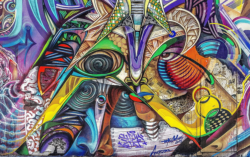 Graffiti Print Tribal Print Graphics. Szczyt px Tapeta HD