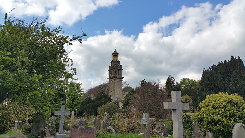 Lansdown Cemetery, City of Bath, Cemetery, lansdown, Beckfords Tower HD wallpaper