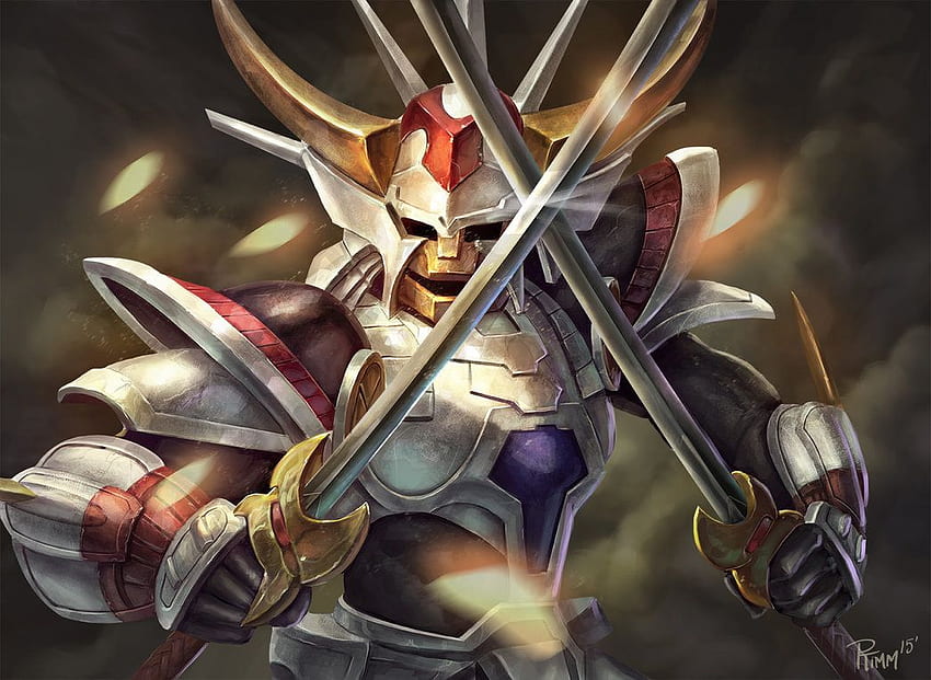 Ronin Warriors White Inferno Armor HD wallpaper