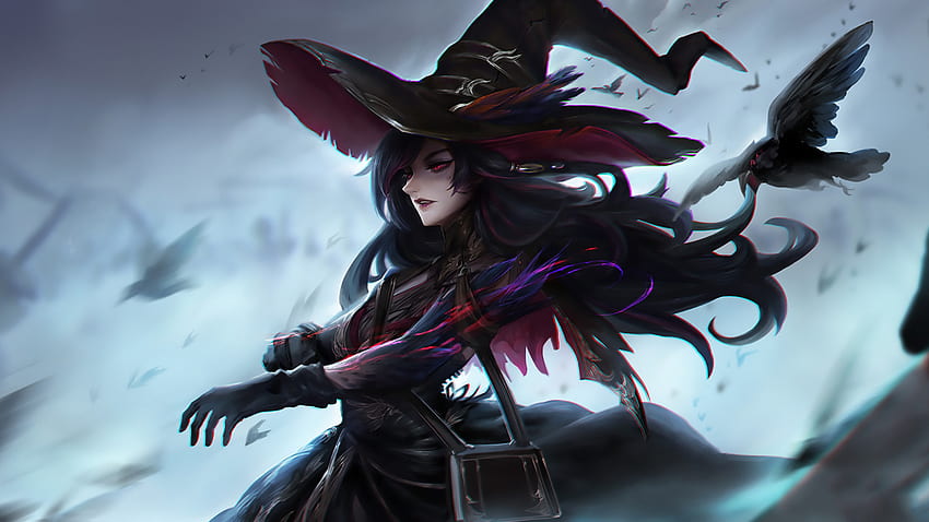 Witch and crow HD wallpapers | Pxfuel