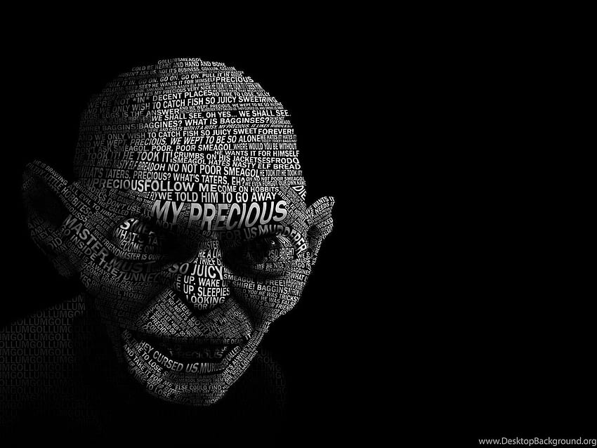 Gollum Background, Yes You Can HD wallpaper