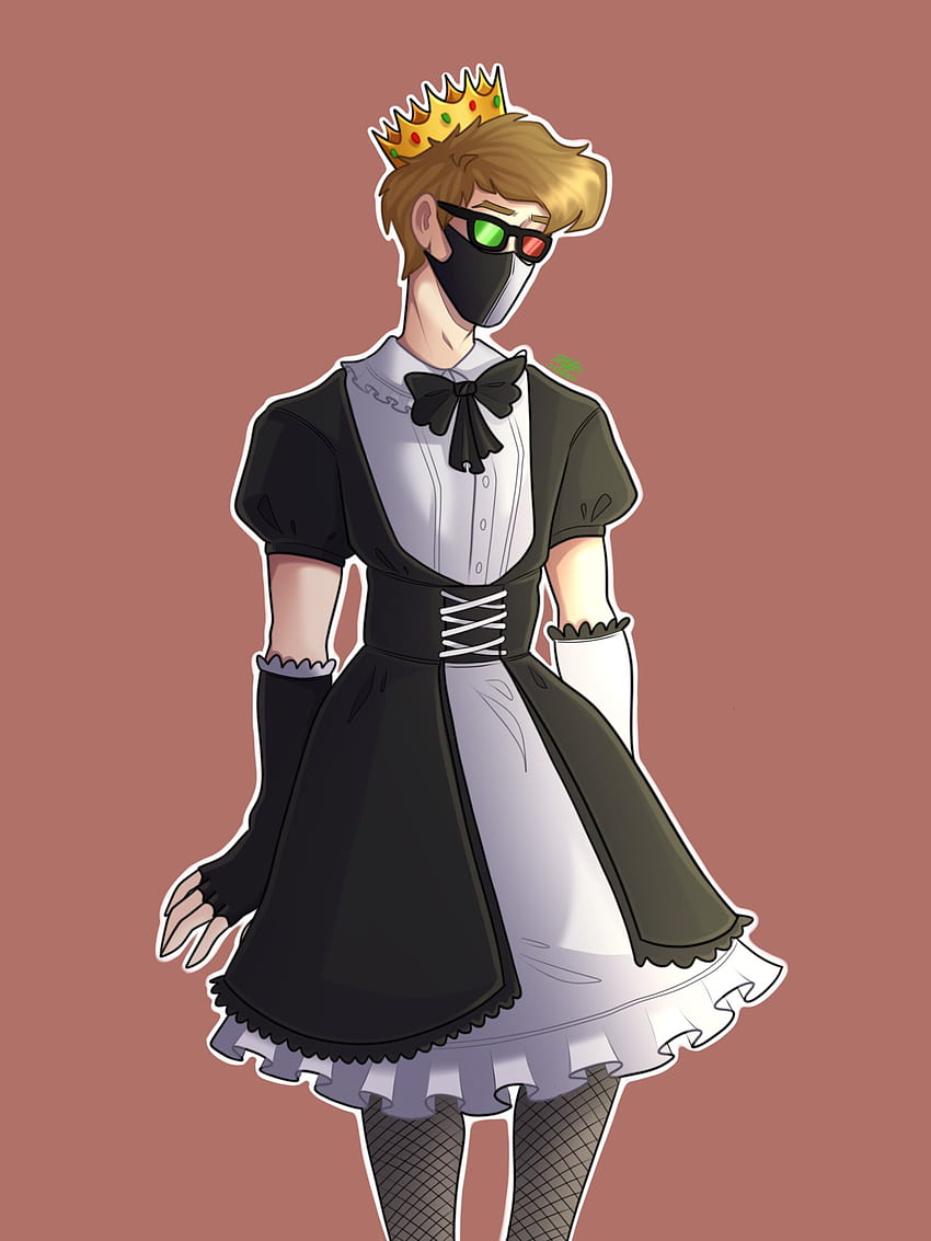 Ranboo in maid dress, maid dress HD phone wallpaper | Pxfuel