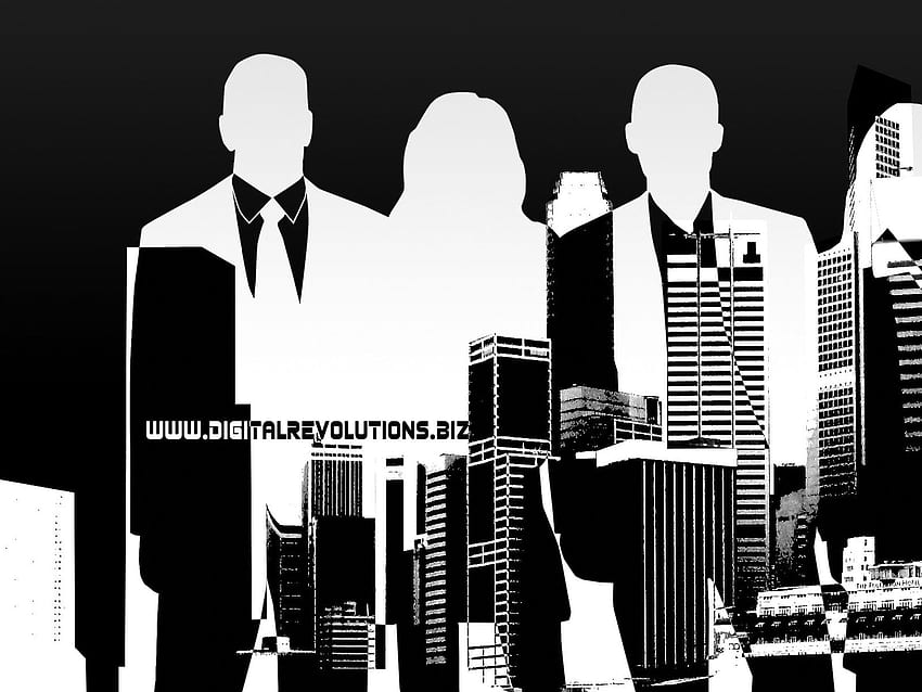 Digital Revolutions Corporate –, Black and White Business HD wallpaper