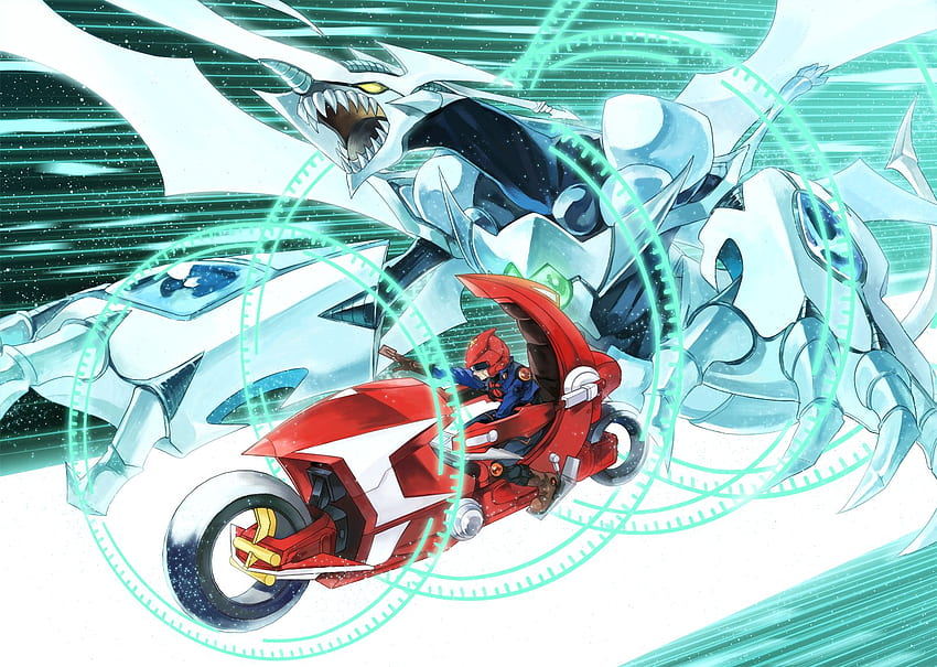 Strzelanie Quasar Dragon Yu Gi Oh! Tablica anime firmy 5D, Spadająca gwiazda smoka Tapeta HD