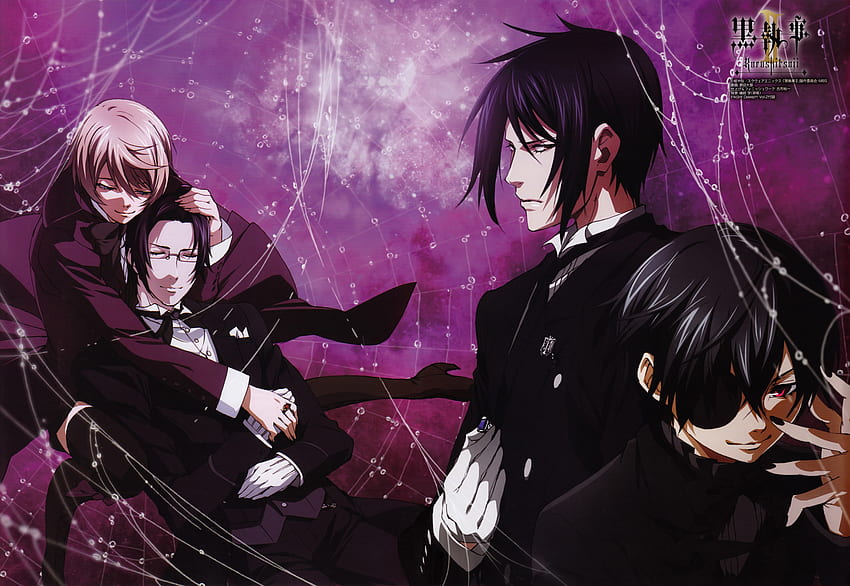 2 sides, anime, manga, goth anime, black butler HD wallpaper