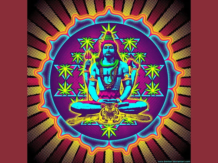 Shiva , Stussy , Psychedelic HD wallpaper