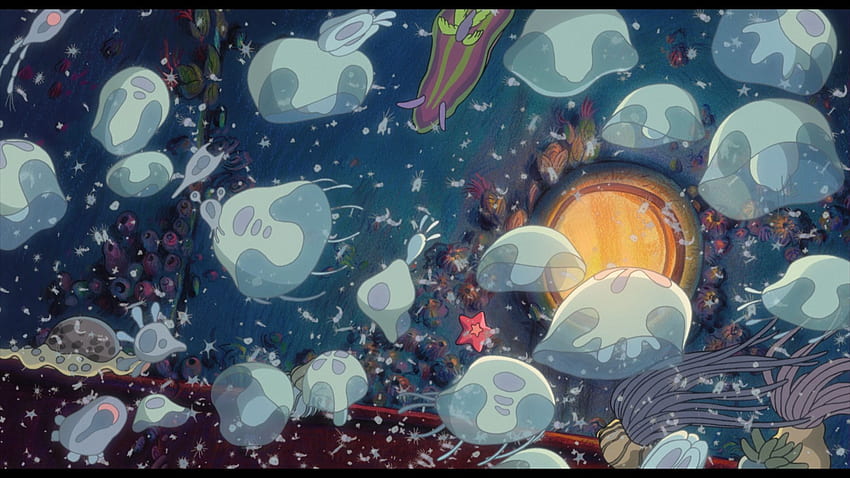 Ponyo, Studio Ghibli Estetyka Tapeta HD