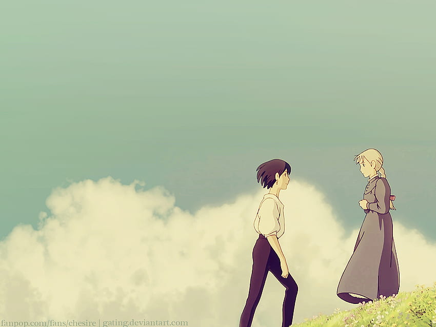 Howl's Moving Castle and Background ., Anime Howls Moving Castle HD wallpaper