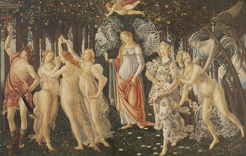 Ренесансово изкуство Ангелска естетика, ренесансова живопис HD тапет
