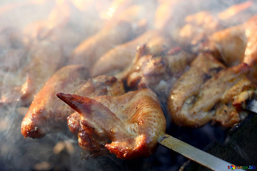 Fried chicken chicken wings on the grill bird № 44795 HD wallpaper | Pxfuel