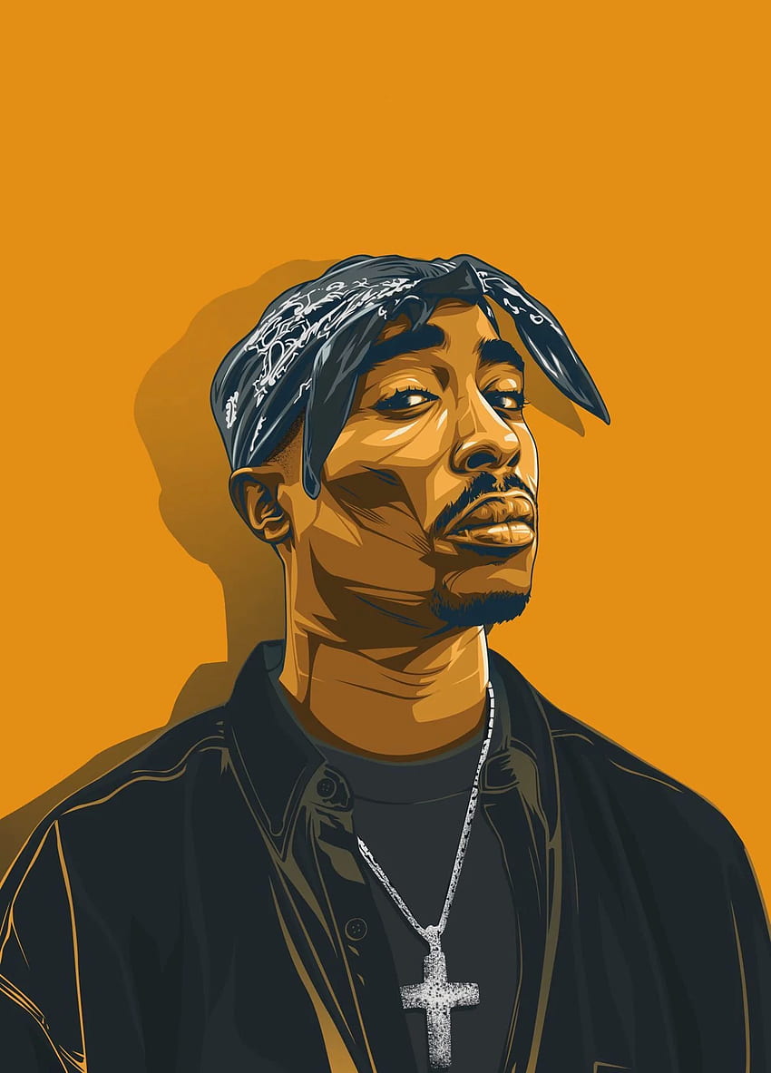 Credit to original creators. iPhone XS Max. Tupac art, Hip hop artwork, Tupac, Hip Hop Cartoon iPhone HD phone wallpaper