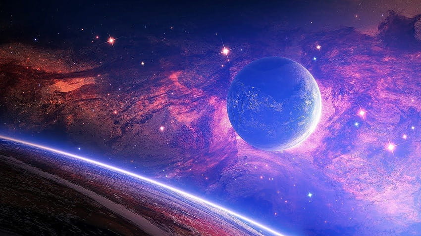 Ambient Music { Space Traveling }. Background for Sleep, Meditation, Stu. Planets , space, space HD wallpaper