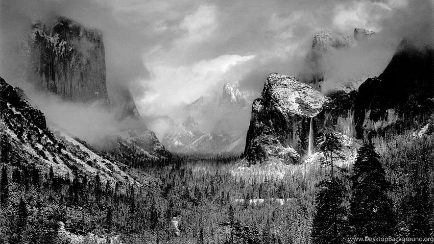 Vale de Yosemite Ansel Adams por fundo de Jakkkeeeeee papel de parede HD