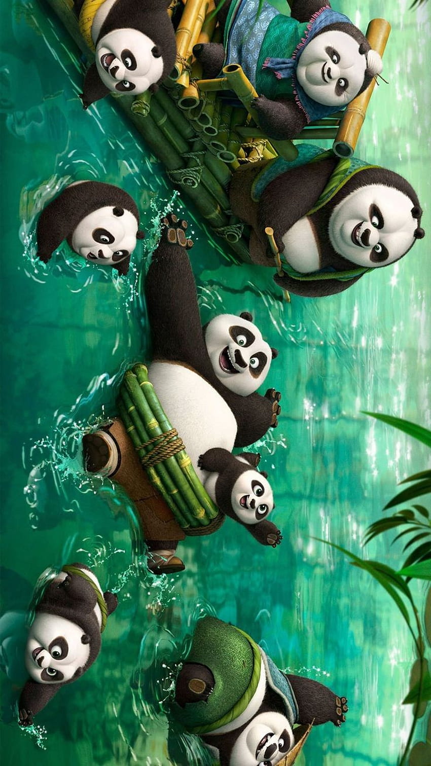 Kungfu panda, pelota, arte fondo de pantalla del teléfono