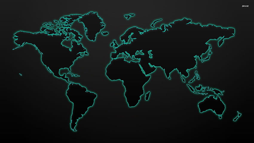 3D карта на света Best Of Map Of The World - Карта на света HD тапет