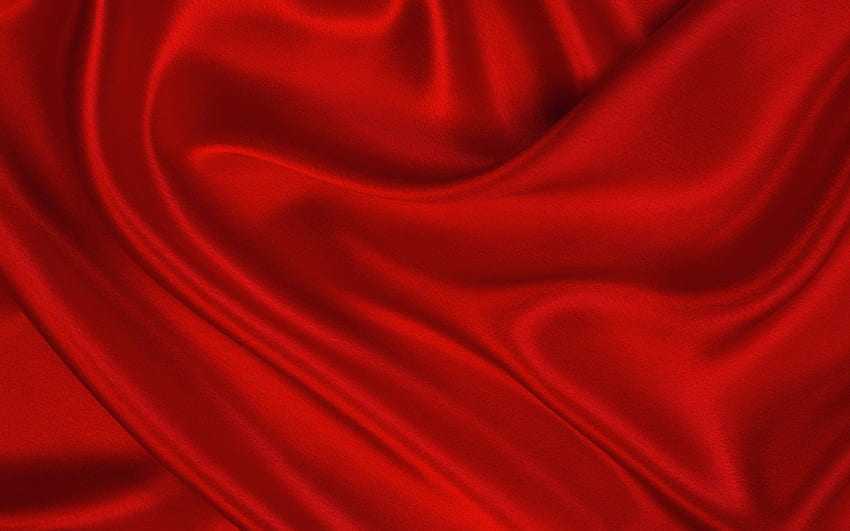 red silk, red fabric, satin, chervona loom HD wallpaper