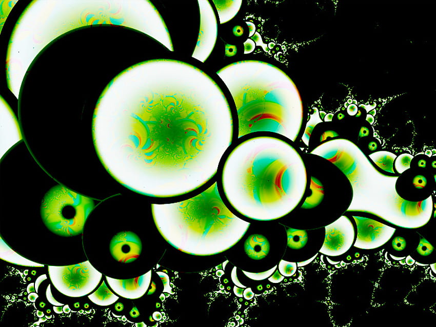 sphere , sphere, neon, lime HD wallpaper