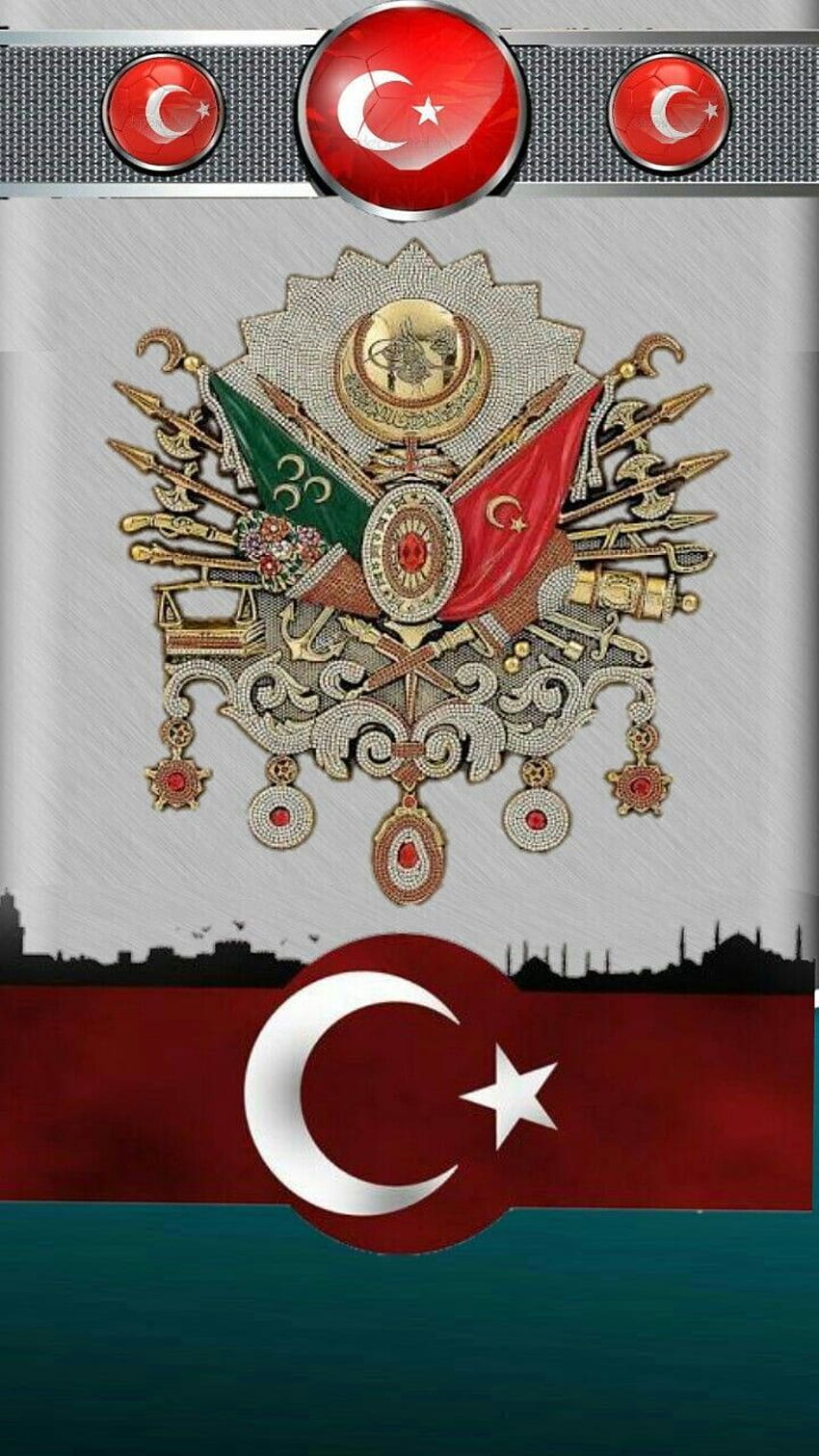 Osmanli. Bayrak, Mavi duvar kağıtları, Osmanli wallpaper ponsel HD