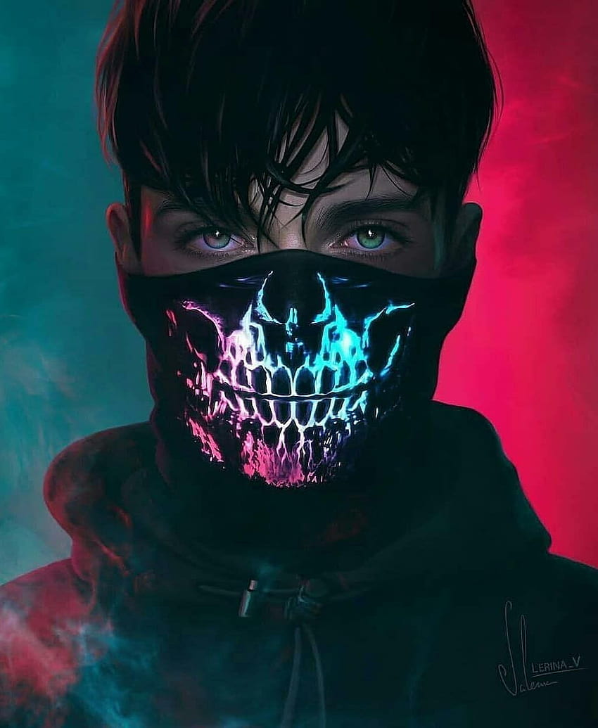 Cool Anime Boy With Face Mask - Novocom.top HD phone wallpaper