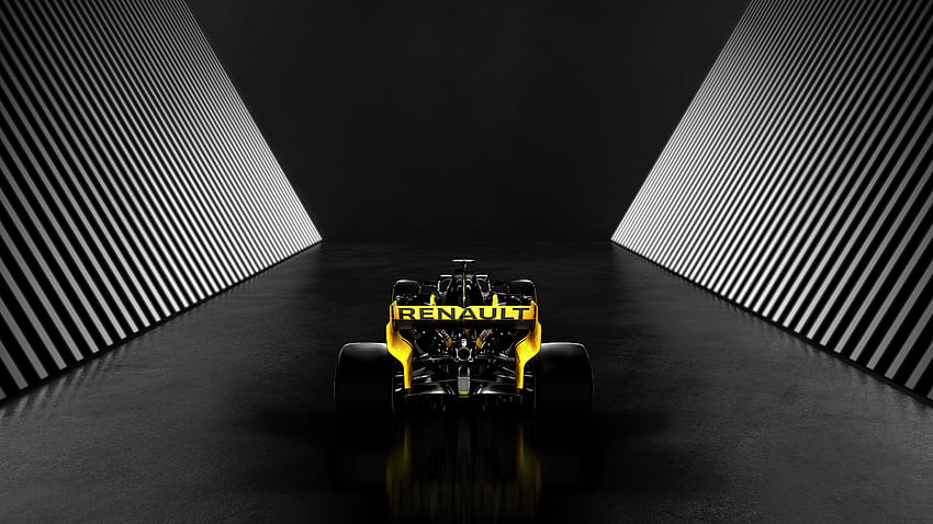 Rear view, Renault R.S.19, Formula One, 2019 HD wallpaper