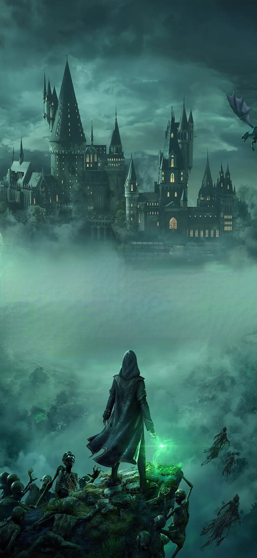Hogwarts Legacy, Hufflepuff, Slytherin, Ravenclaw, Gryffindor HD phone wallpaper