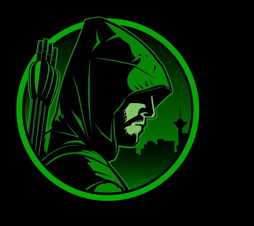 Green Arrow Logo HD wallpaper