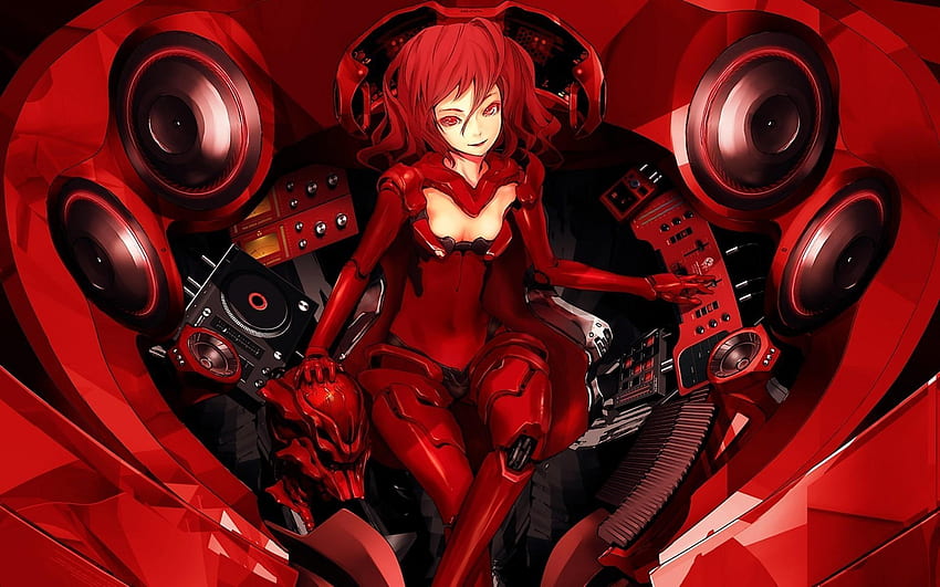 Anime Phone, anime vermelho branco Papel de parede de celular HD