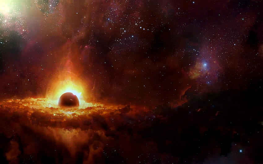 : Pulsar , big bang explosion, Space HD wallpaper