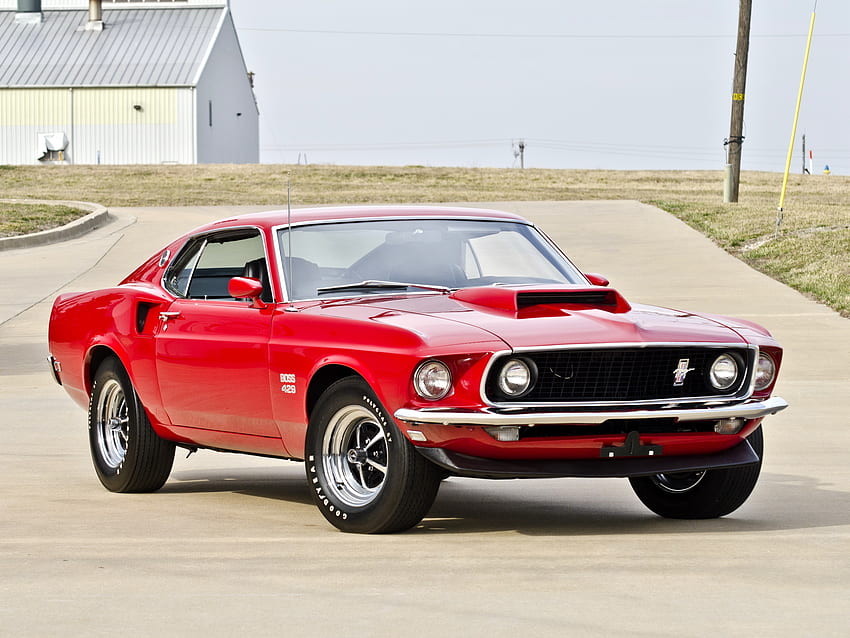 Ford, Mustang, Coches, 1969, Muscle Car, Jefe, 429 fondo de pantalla