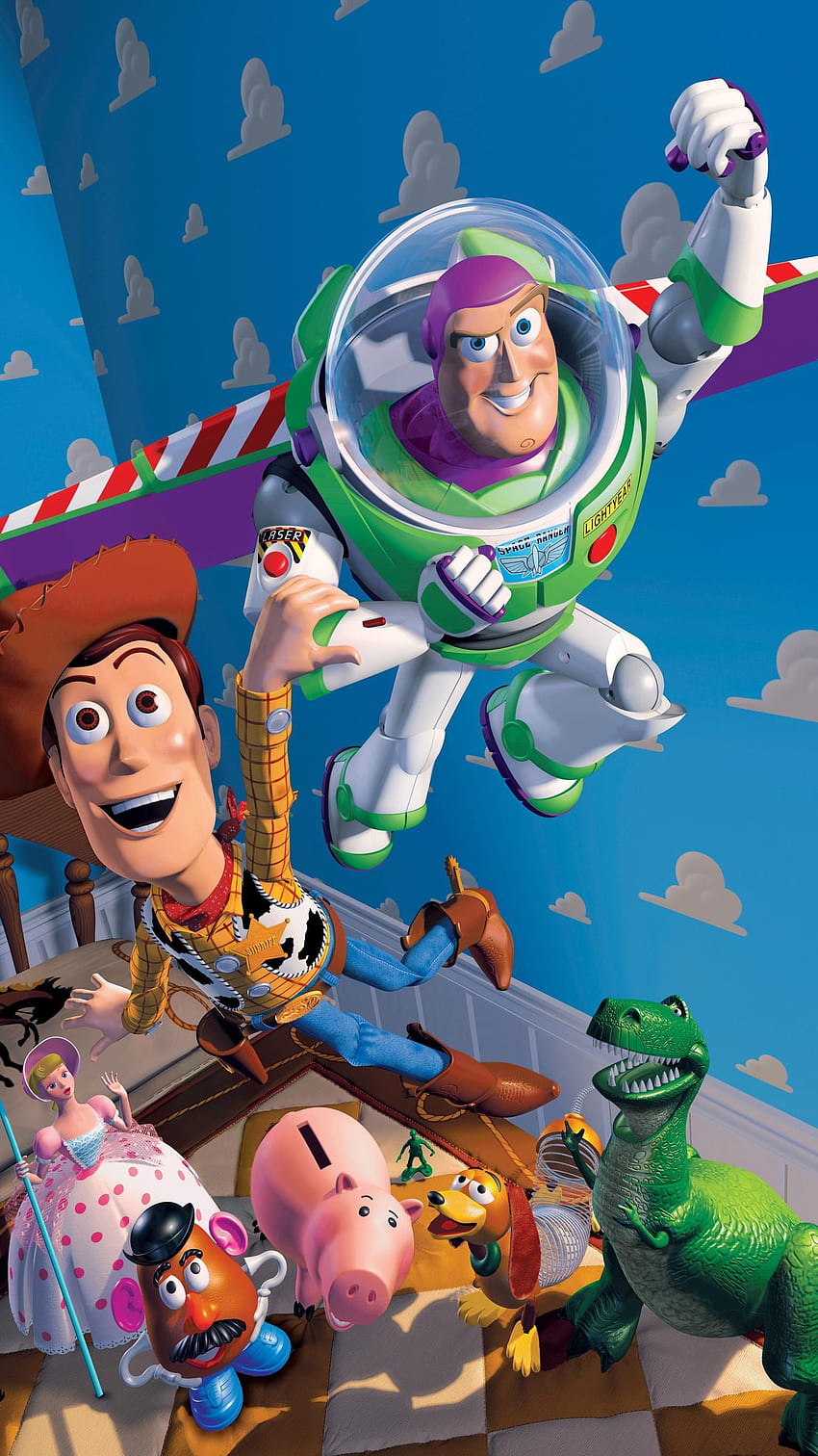 Toy Story (1995) Phone . Movie in 2019. Toy story, Cute Toy Story HD phone wallpaper