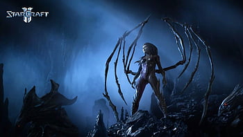 Starcraft sarah kerrigan jim raynor landing weapon armour smoke fire ...