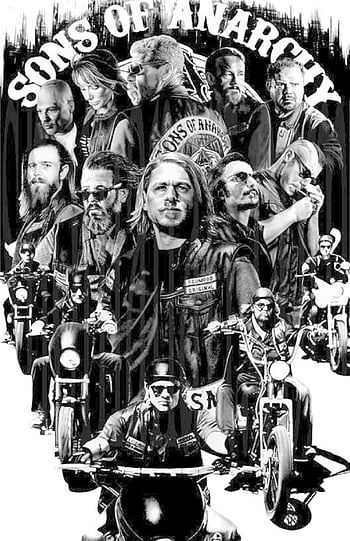 Rosa Roja - Tig, Jax, Chibs Y Happy - Sons Of Anarchy Fondo De Pantalla ...