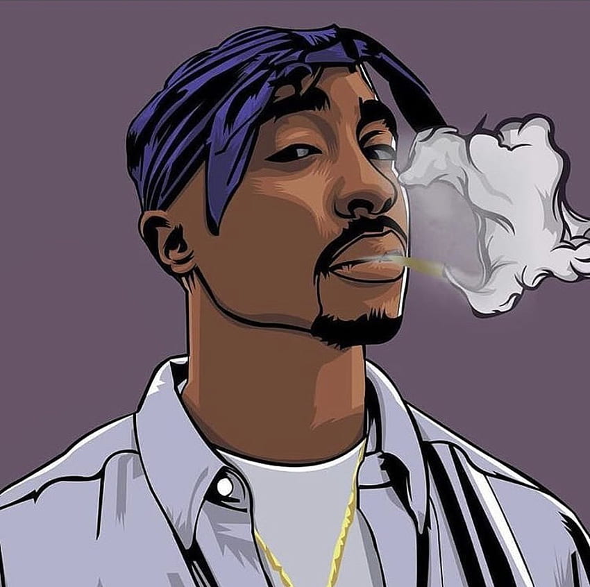 Desenhos の Quiona Ward。 Tupac art, Hip hop art, Rapper art, Cartoon 2Pac 高画質の壁紙