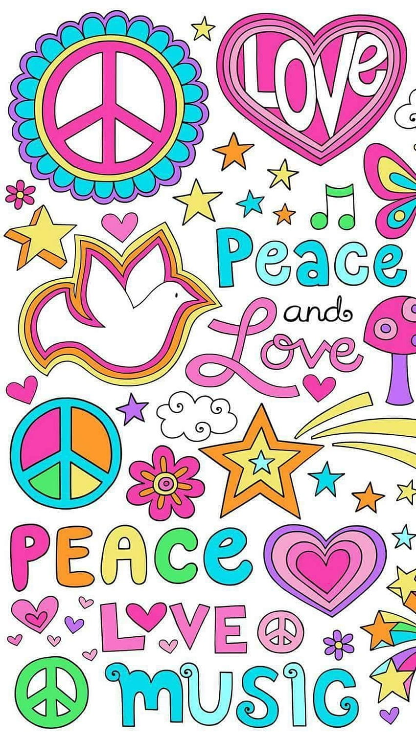 Hippie von Chris Saxer auf Vibes!!✌. Frieden und Liebe HD-Handy-Hintergrundbild