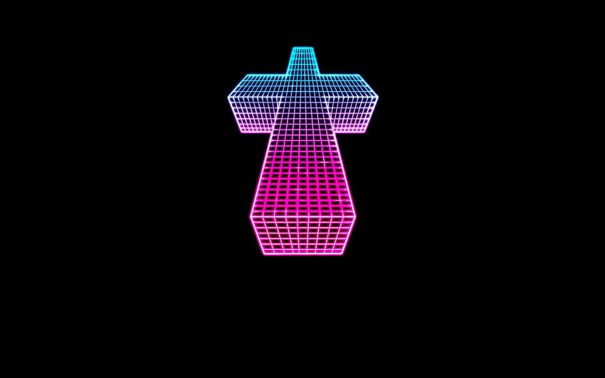cross, symbol, Matrix, Christianity HD wallpaper