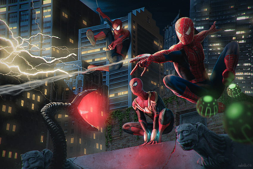Spiderman No Way Home, marvel, doctor strange, mcu HD wallpaper